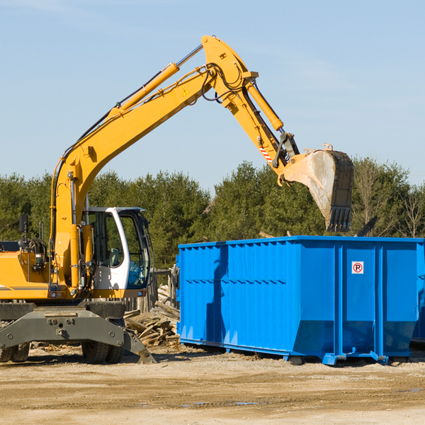 are there any restrictions on where a residential dumpster can be placed in Centerville